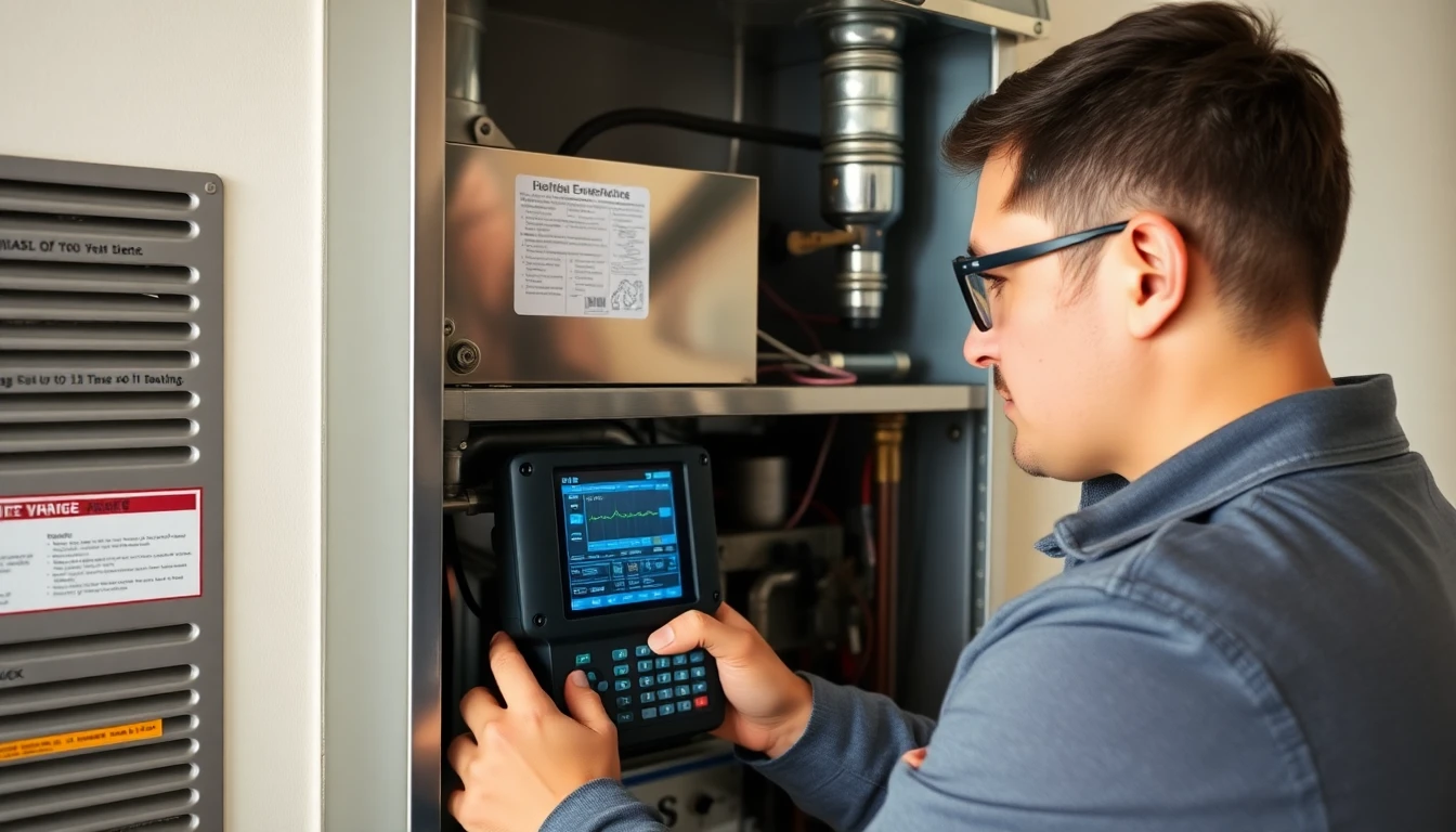 Heating system repair